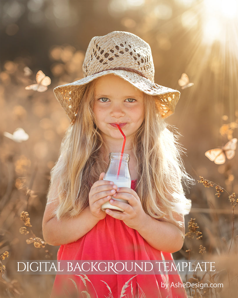 Digital Backdrop Set - Butterfly Bokeh