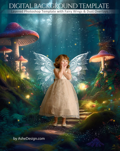 Photography backdrop, Digital overlays, Digital backgrounds, Photoshop overlays, photography overlays, Fantasy backdrops, Backdrop Overlays for photographers, Enchanted Forest, Enchanted Forest Backdrop, Enchanted Forest Overlays, Enchanted Forest Studio Backdrops