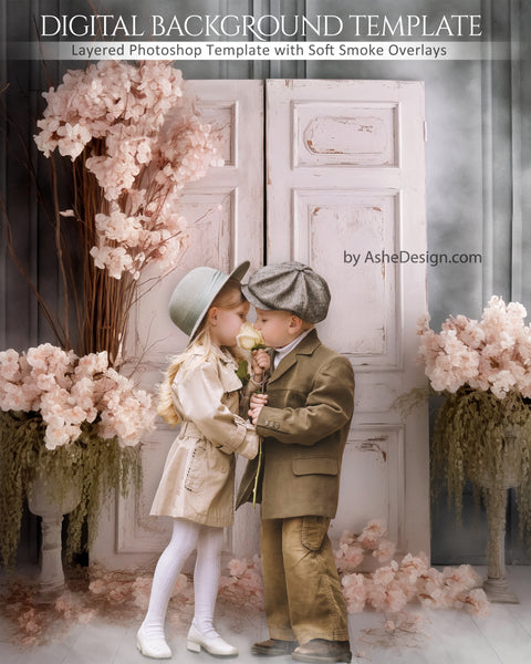 Photography backdrop, Digital overlays, Digital backgrounds, Photoshop overlays, photography overlays, Maternity backdrops, Backdrop Overlays for photographers, Rustic Floral Doors, Rustic Door Backdrop, Rustic Door Overlays, Rustic Door Studio Backdrops