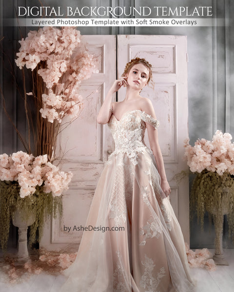 Photography backdrop, Digital overlays, Digital backgrounds, Photoshop overlays, photography overlays, Maternity backdrops, Backdrop Overlays for photographers, Rustic Floral Doors, Rustic Door Backdrop, Rustic Door Overlays, Rustic Door Studio Backdrops