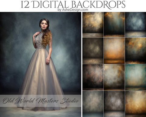 Old World Masters Studio Digital Photography Backdrops
