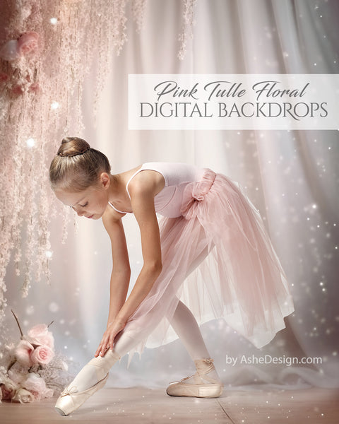 Photography backdrop, Digital overlays, Digital backgrounds, Photoshop overlays, photography overlays, Fine art backdrops, Tulle backdrops, Maternity backdrops, Backdrop Overlays, Tulle Floral, tulle overlays, Texture overlays, for photographers, Studio backdrop overlays, Flowing Tulle