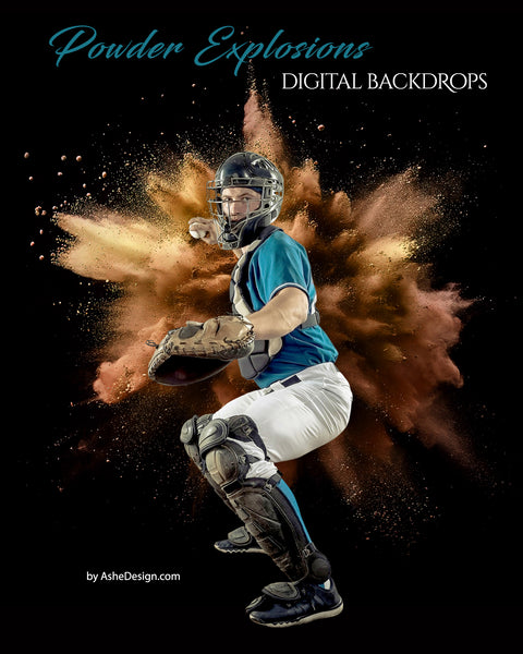Digital Photography Backdrops - Powder Explosions
