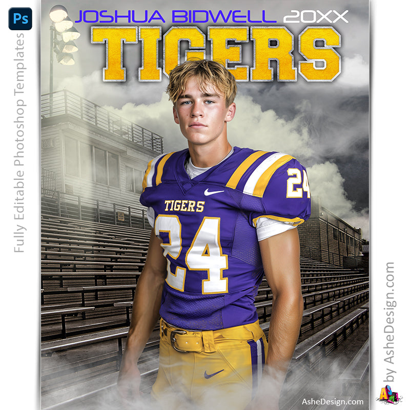 Amped Effects - In The Stands Multi-Sport Poster Template For Photoshop