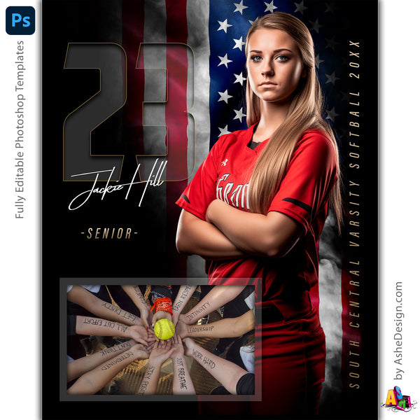 Memory Mates - All American Multi-Sport Templates For Photoshop