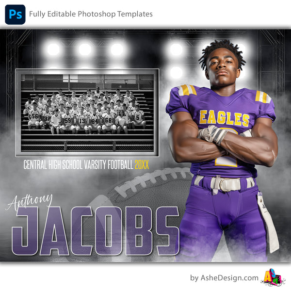 Sports Memory Mates - Side Lights Football