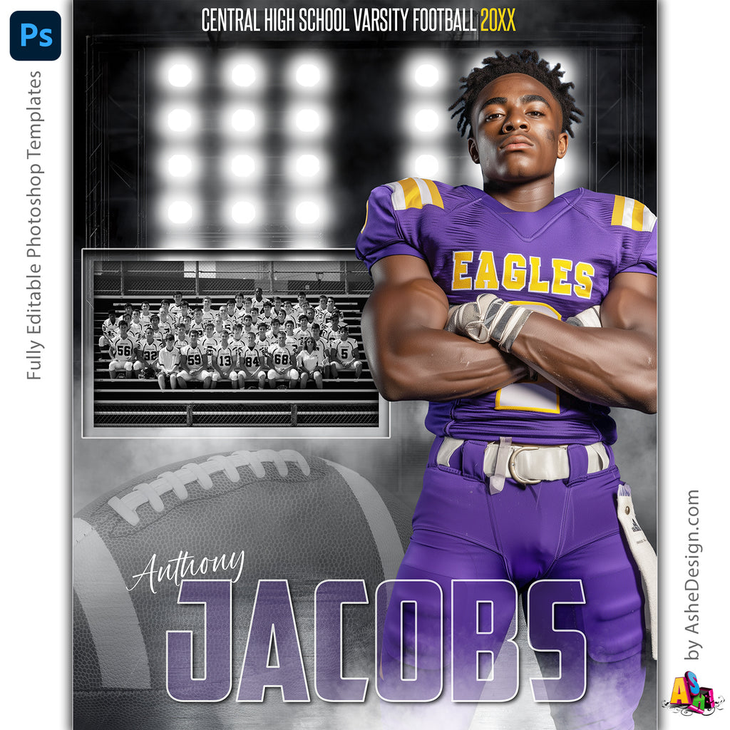 Sports Memory Mates - Side Lights Football