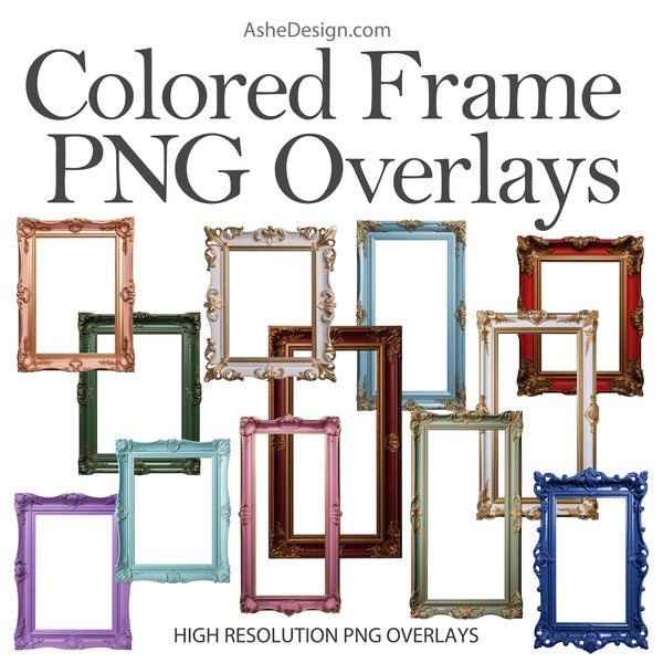 Designer Gems - Colored Frame Overlays
