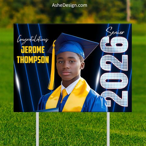 Lawn Sign 18x24 - All Star Grad
