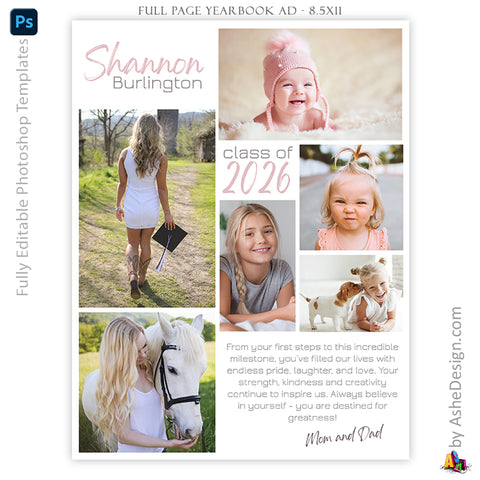 Yearbook Ad Designs - Destined For Greatness