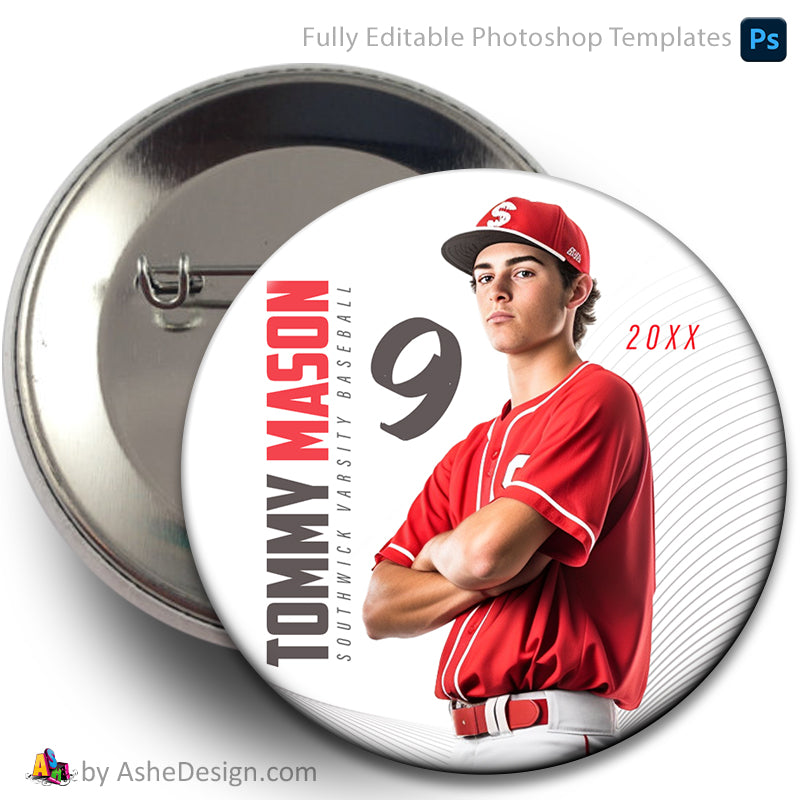 Sports Button - Multi-Sport Photoshop Template The MVP