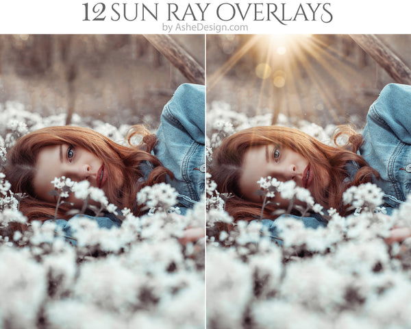 Sun ray overlays Sunlight overlays Sunbeam effects Light ray overlays Radiant photo enhancements Natural light overlays Golden sun rays Sunburst overlays Atmospheric photo effects Warm light overlays Luminous ray textures Sun glare overlays Ethereal sun rays
