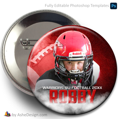 Sports Button - Nitro Fusion Football