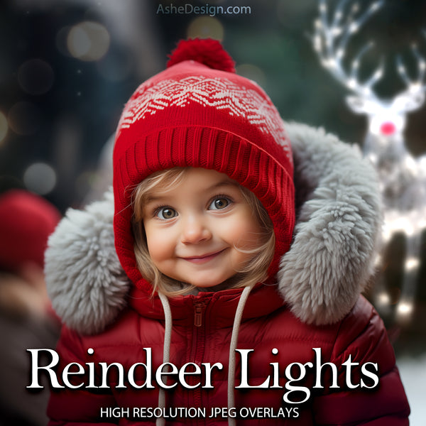Christmas Overlays,  Photoshop Overlays,  Bokeh Snowflake Overlay,  Rudolph Overlay,  Photoshop Overlay,  Reindeer Overlay,  Angel Lights Overlay,  Fairy Lights Overlay,  Christmas Lights Overlay,  Christmas Tree Overlay