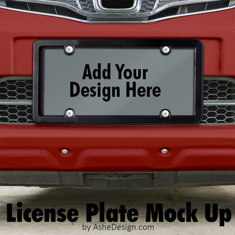 Mockup - License Plate
