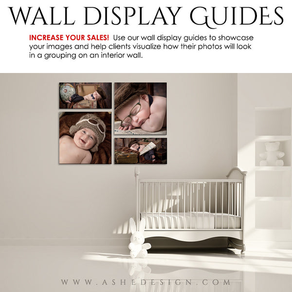 Photography Wall Display Guides | Simply White - Nursery2