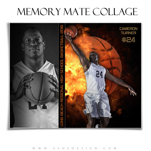 Sports Memory Mates 8x10 - Backdraft Basketball