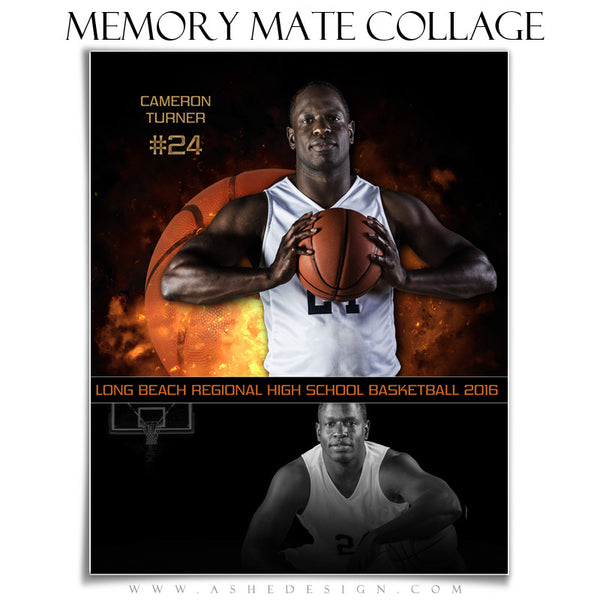 Sports Memory Mates 8x10 - Backdraft Basketball