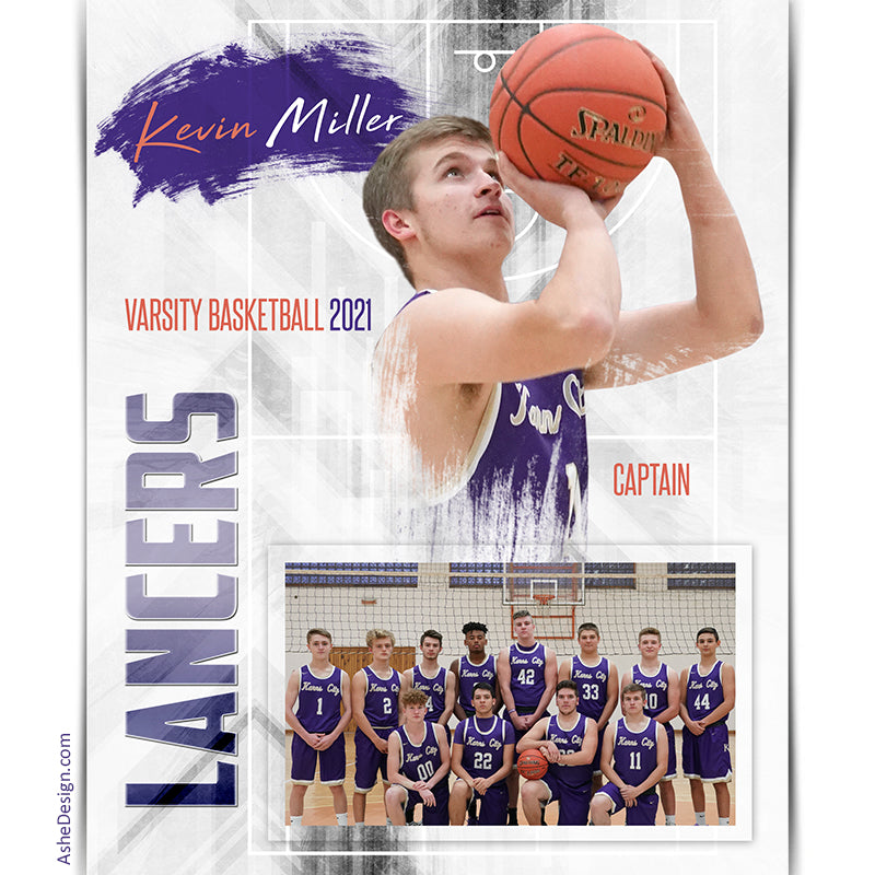 Sports Memory Mates - Painted Basketball