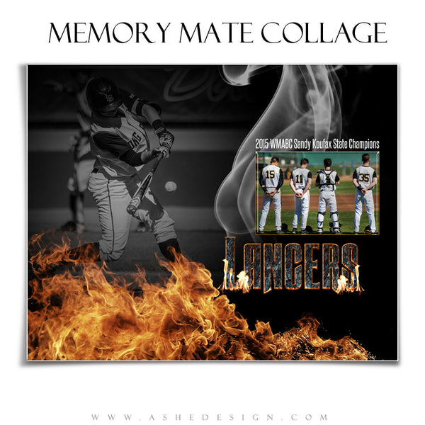 Inferno 8x10 Sports Memory Mates Template hz