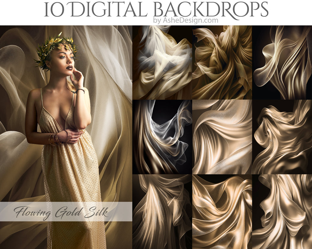 Photography backdrop, Digital overlays, Digital backgrounds, Photoshop overlays, photography overlays, Fine art backdrops, Silk backdrops, Maternity backdrops, Backdrop Overlays, Flowing silk, silk overlays, Texture overlays, for photographers, Studio backdrop overlays, Gold