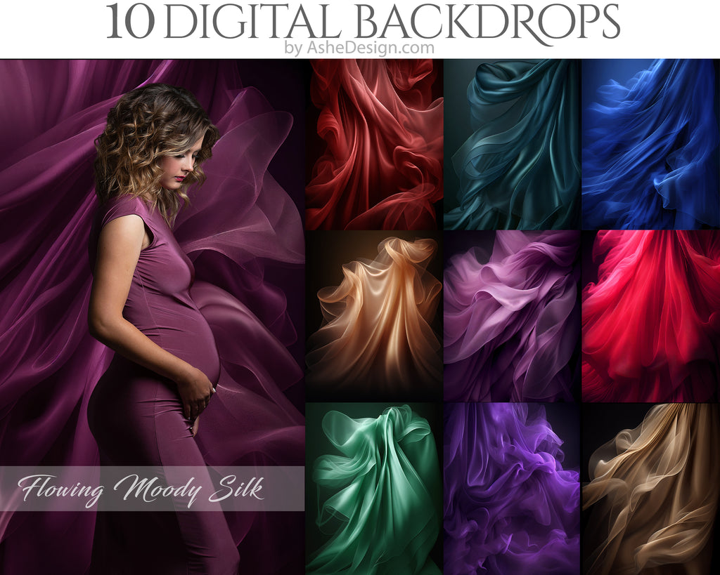 Photography backdrop, Digital overlays, Digital backgrounds, Photoshop overlays, photography overlays, Fine art backdrops, Silk backdrops, Maternity backdrops, Backdrop Overlays, Flowing silk, silk overlays, Texture overlays, for photographers, Studio backdrop overlays, Moody