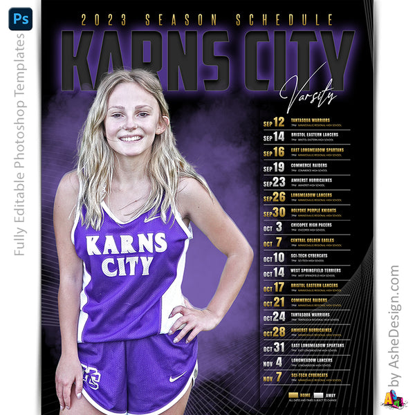 Sports Poster, Photoshop Template, Digital Background, Custom Banner, Senior Banner, photoshop sports, templates, sports templates, senior sports poster, photoshop services, custom poster, sports background, digital template