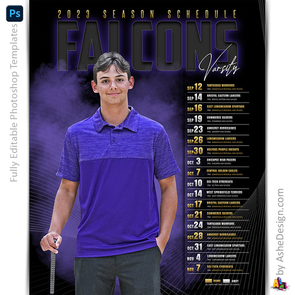 Sports Poster, Photoshop Template, Digital Background, Custom Banner, Senior Banner, photoshop sports, templates, sports templates, senior sports poster, photoshop services, custom poster, sports background, digital template