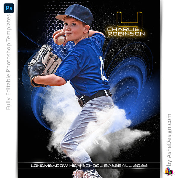 Sports Poster, Photoshop Template, Digital Background, Custom Banner, Senior Banner, photoshop sports, templates, sports templates, senior sports poster, photoshop services, custom poster, sports background, digital template