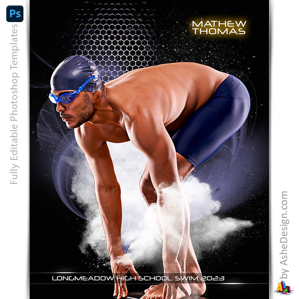 Sports Poster, Photoshop Template, Digital Background, Custom Banner, Senior Banner, photoshop sports, templates, sports templates, senior sports poster, photoshop services, custom poster, sports background, digital template