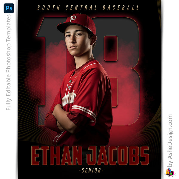 Sports Poster, Photoshop Template, Digital Background, Custom Banner, Senior Banner, photoshop sports, templates, sports templates, senior sports poster, photoshop services, custom poster, sports background, digital template