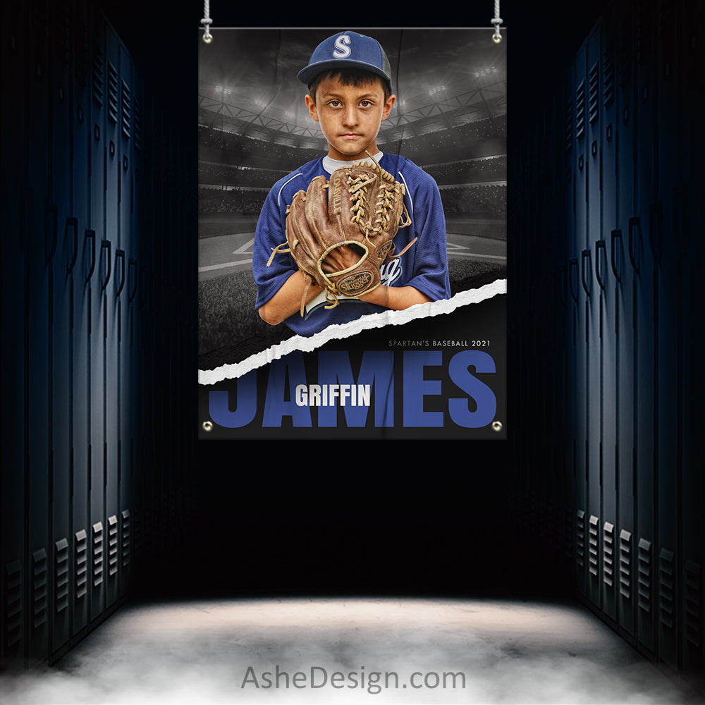 Baseball Poster, Photoshop Template, Baseball Banner, Digital Background, Senior Banner, Baseball Template, Sports Poster, Custom Banner, photoshop services, Baseball Backdrop, baseball mom, tball gift, tball poster