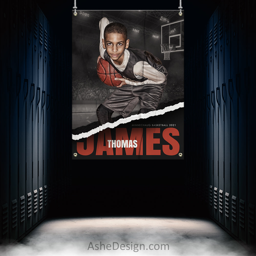 Basketball, Photoshop Template, Digital Background, Basketball Template, basketball poster, senior banner, Sports Poster, Custom Banner, Basketball Backdrop, Basketball Banner, photoshop services, basketball mom