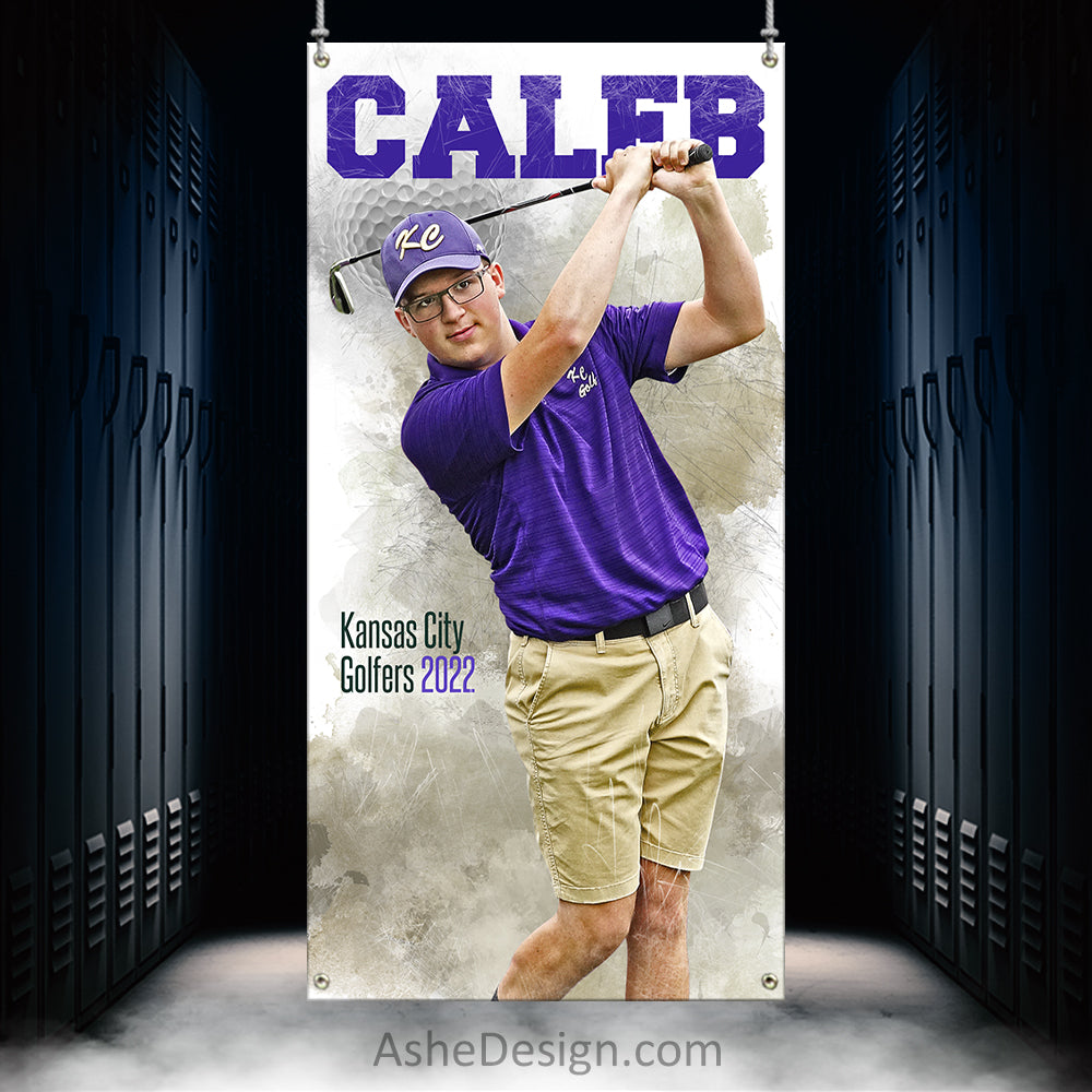 3x6 Amped Sports Banner - In The Zone Golf