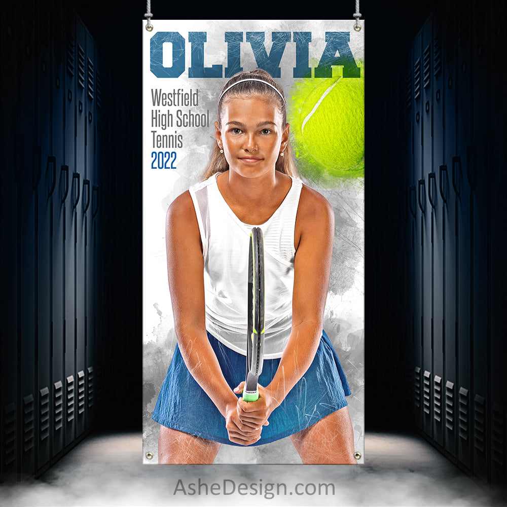 3x6 Amped Sports Banner - In The Zone Tennis