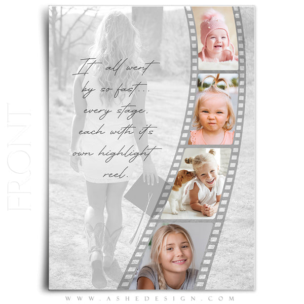 5x7 Flat Card Design - Highlight Reel