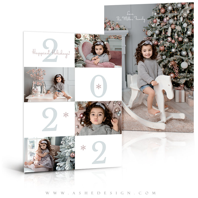 5x7 Flat Card Design - Modern Simplicity Block