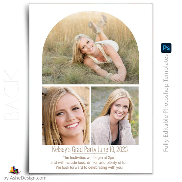 5x7 Flat Card Design - The Arch