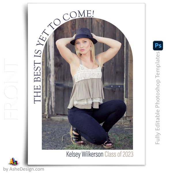 5x7 Flat Card Design - The Arch