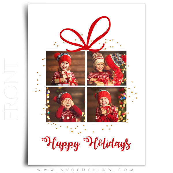 5x7 Flat Christmas Card  - Christmas Gift