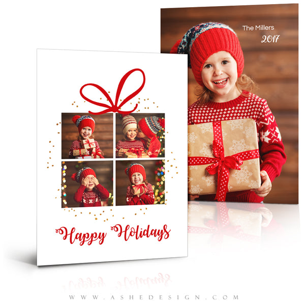 5x7 Flat Christmas Card  - Christmas Gift