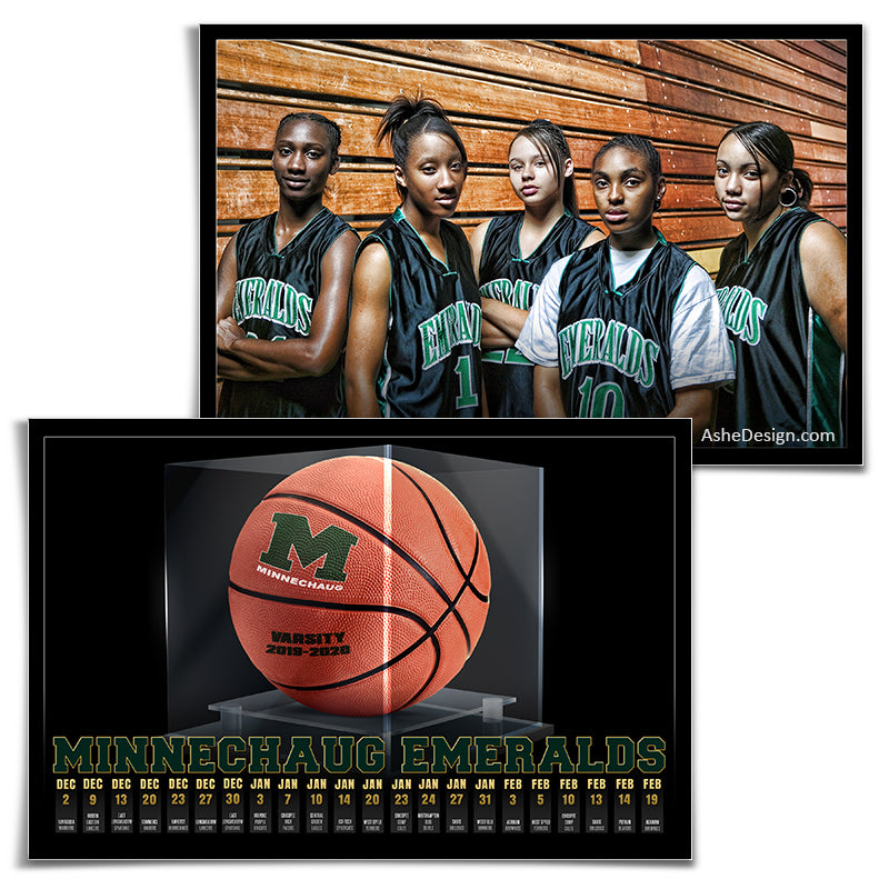 Team Game Schedule - Display Case Basketball