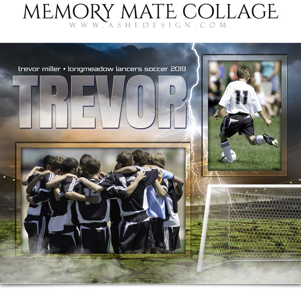 Ashe Design 8x10 Sports Memory Mates - Breaking Ground Soccer HZ