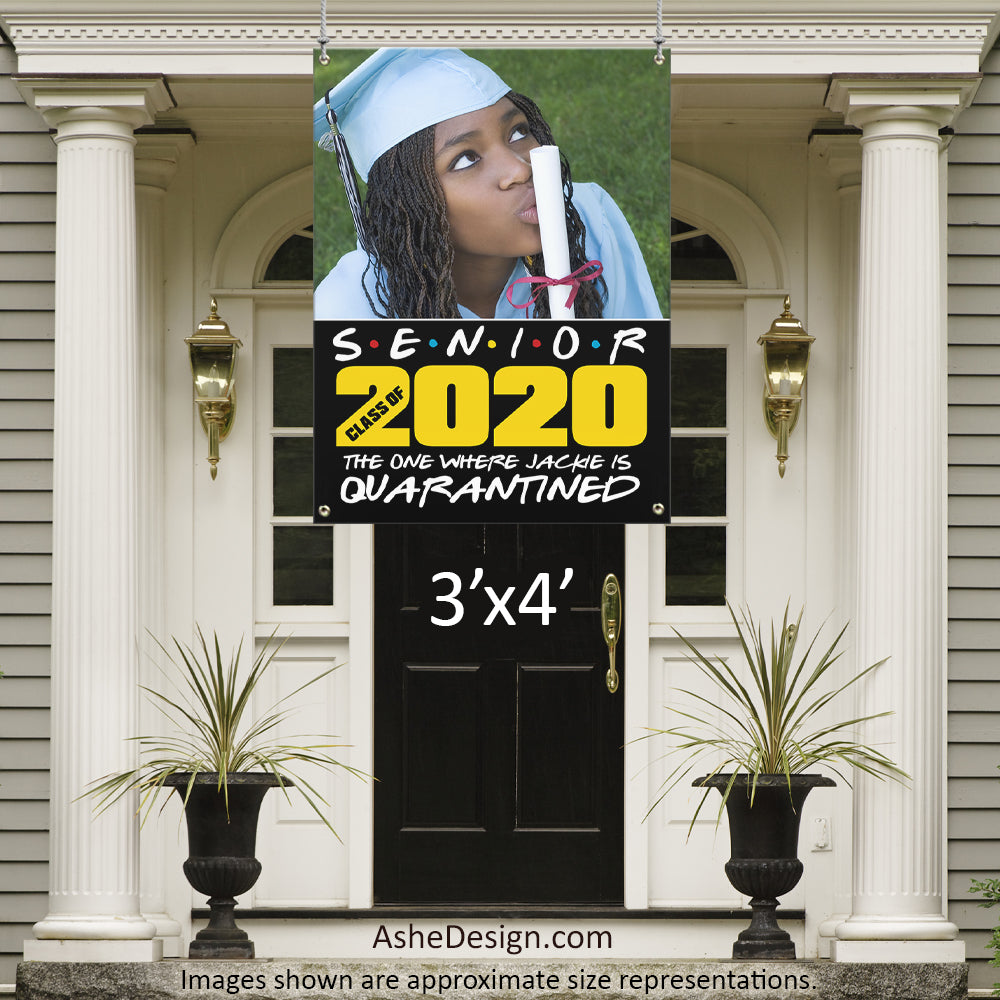 3x4 Graduation Banner - Friends Graduation