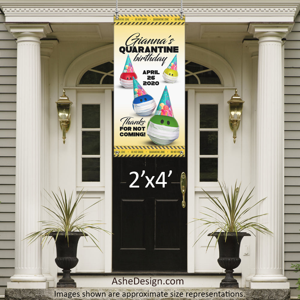 Photo Banner 2'x4' - Quarantine Birthday