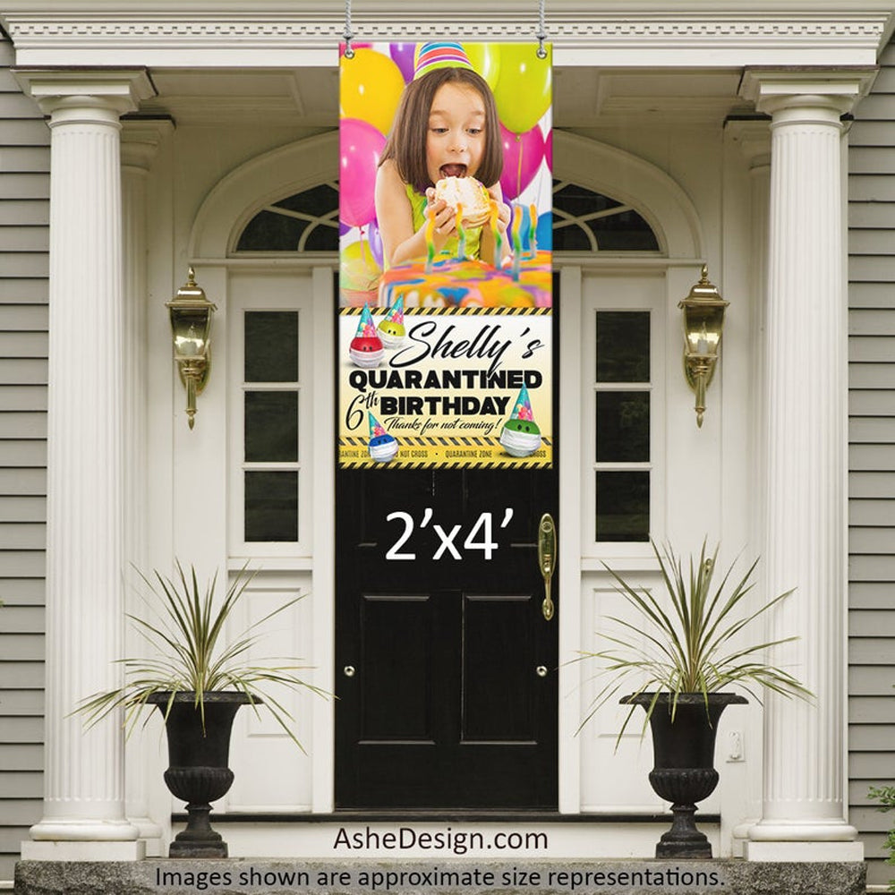 Photo Banner 2'x4' - Quarantine Birthday Photo