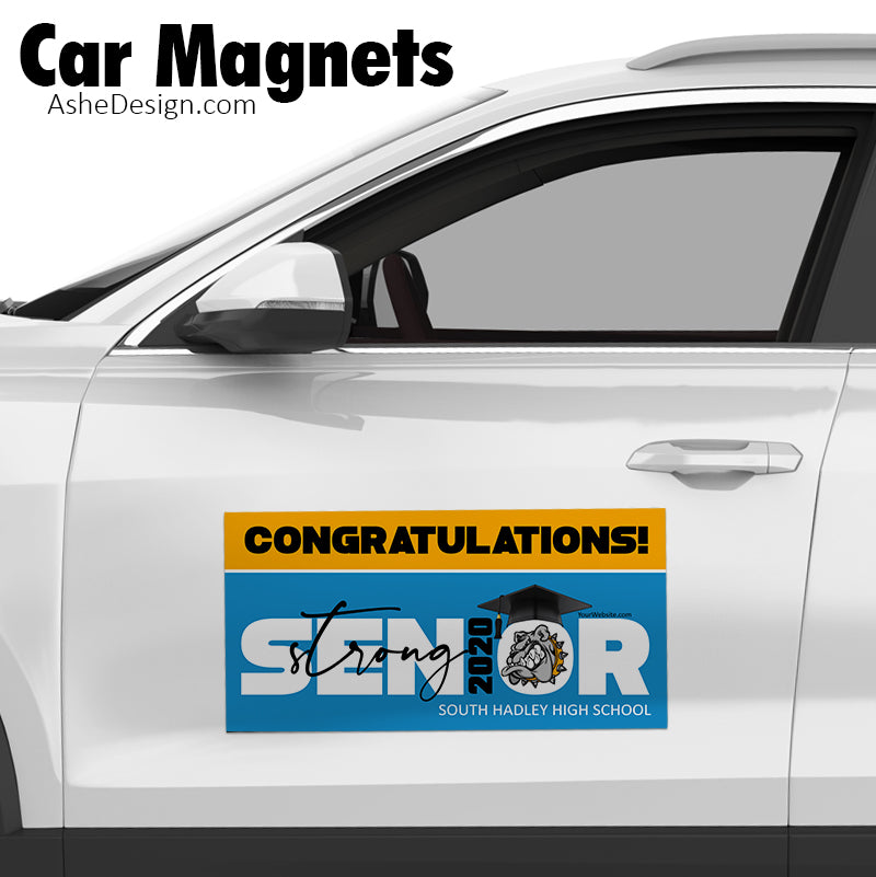 Magnet 24x12 - Senior Strong Mascot