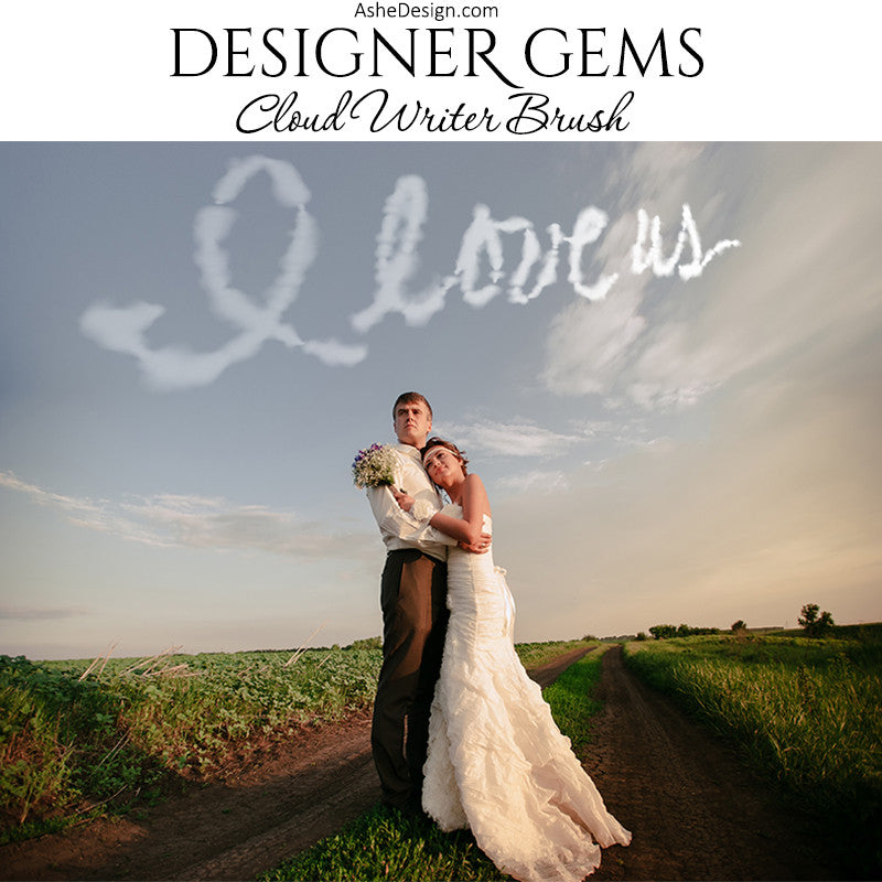 Designer Gems - Photoshop Brush Set - Cloud Writer