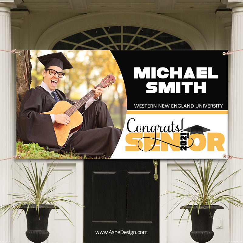 6x3 Graduation Banner - Congrats Senior Wide