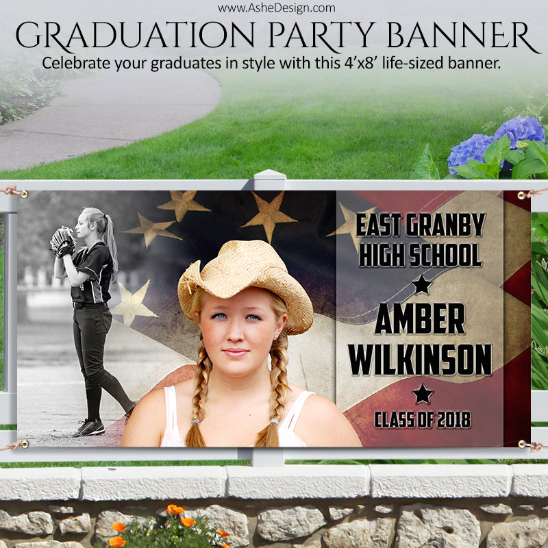 Ashe Design Graduation Party Banner - High School Seniors